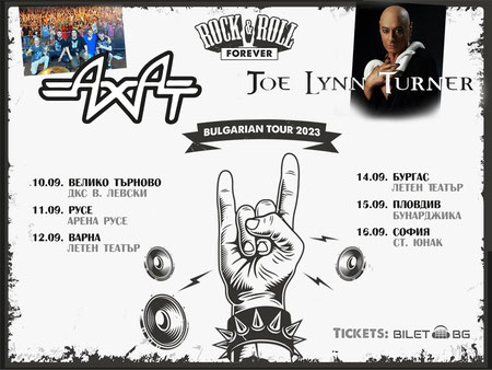 Joe Lynn Turner on Tour in September 2023 Joe Lynn Turner on Tour in September 2023